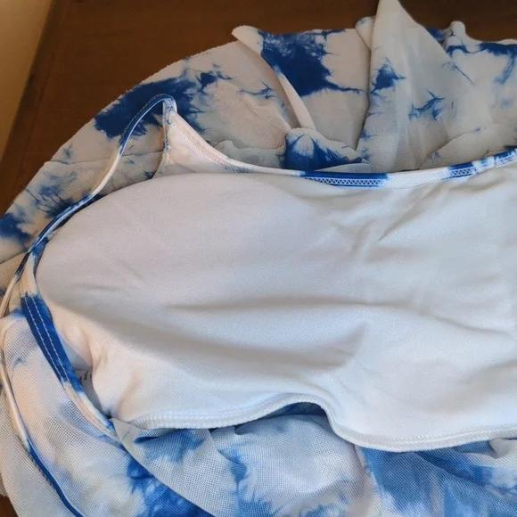 TIE DYE SHEIN TWO-PIECE TANKINI SWIM DRESS 4XL - Picture 10 of 16